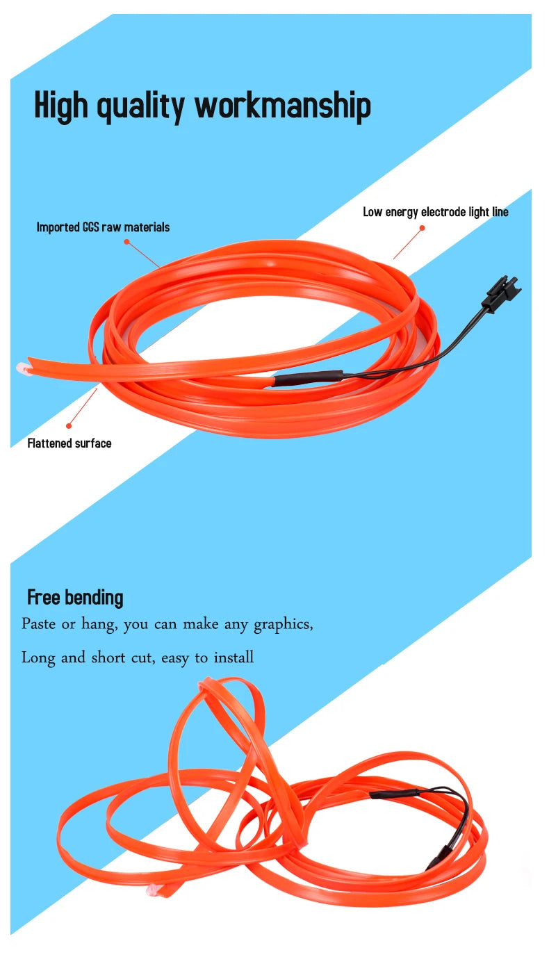 Car Interior Atmosphere Lighting LED Strip