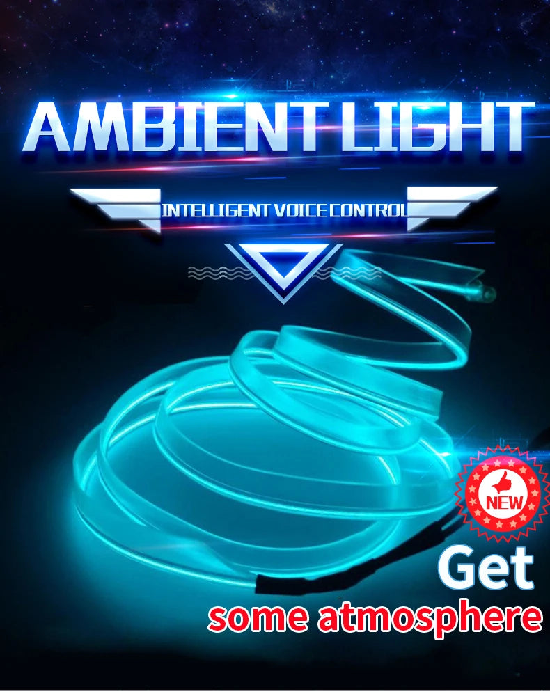 Car Interior Atmosphere Lighting LED Strip
